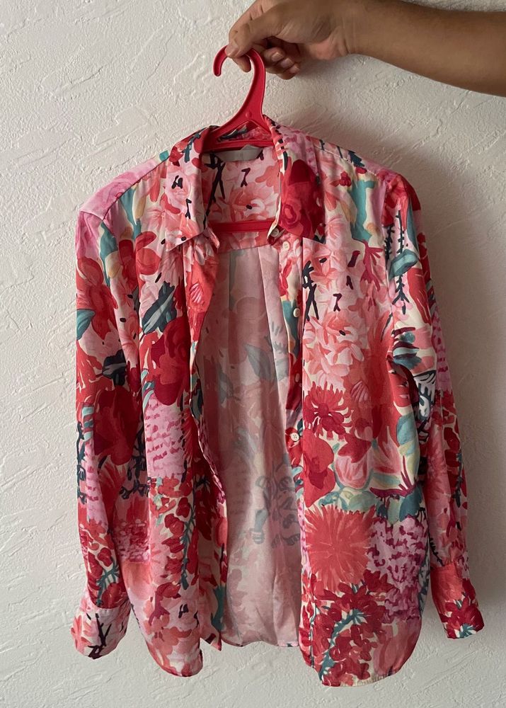Printed Floral Shirt