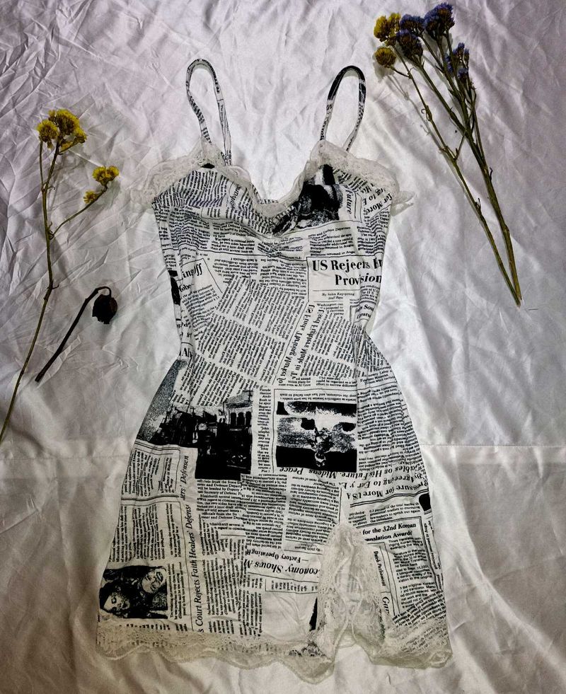 Vintage Lace Mini Dress➷♡➹