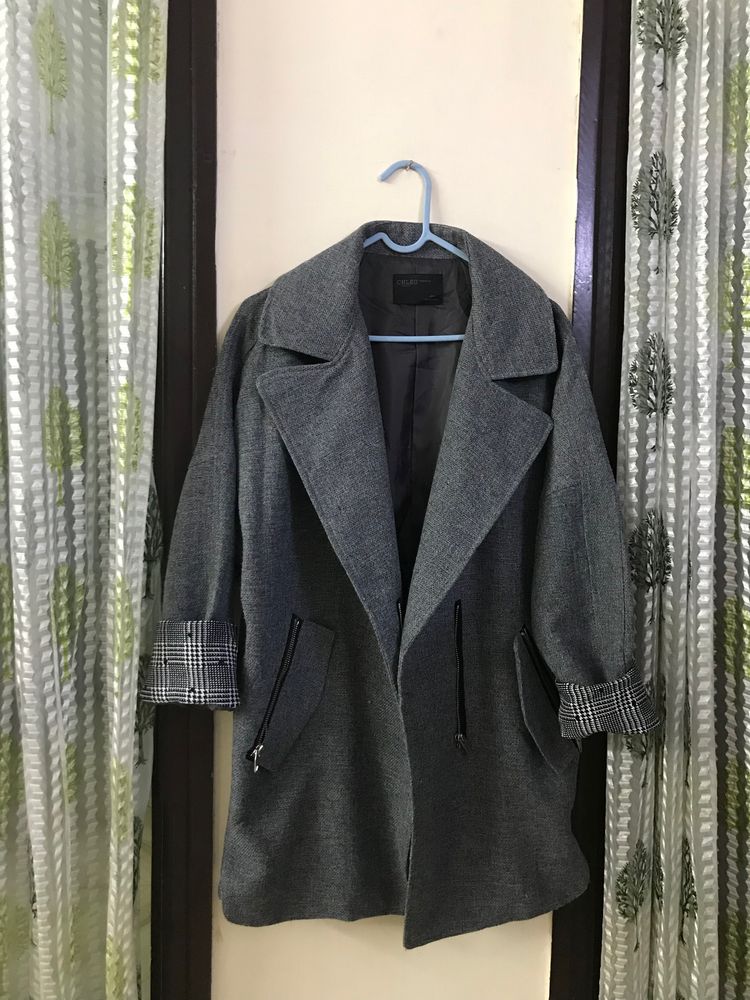 For Ava Light Weighted Korean Oversized Jacket in Coat Pattern Fits M-XxL