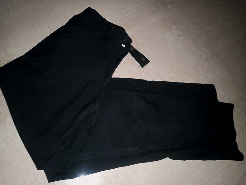 Black Korean Trousers