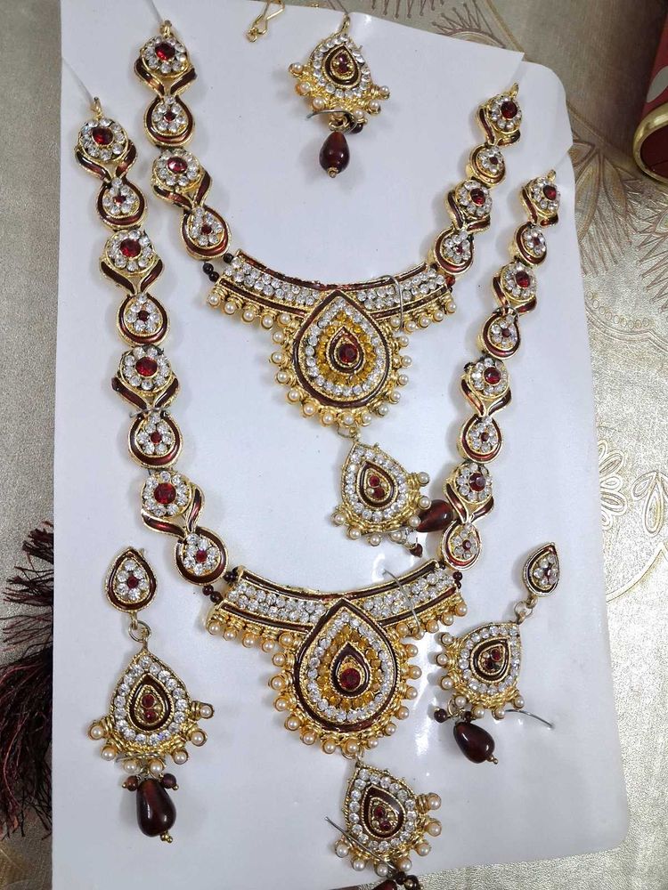 Artificial Rani Haar Necklace 2 Pieces Set