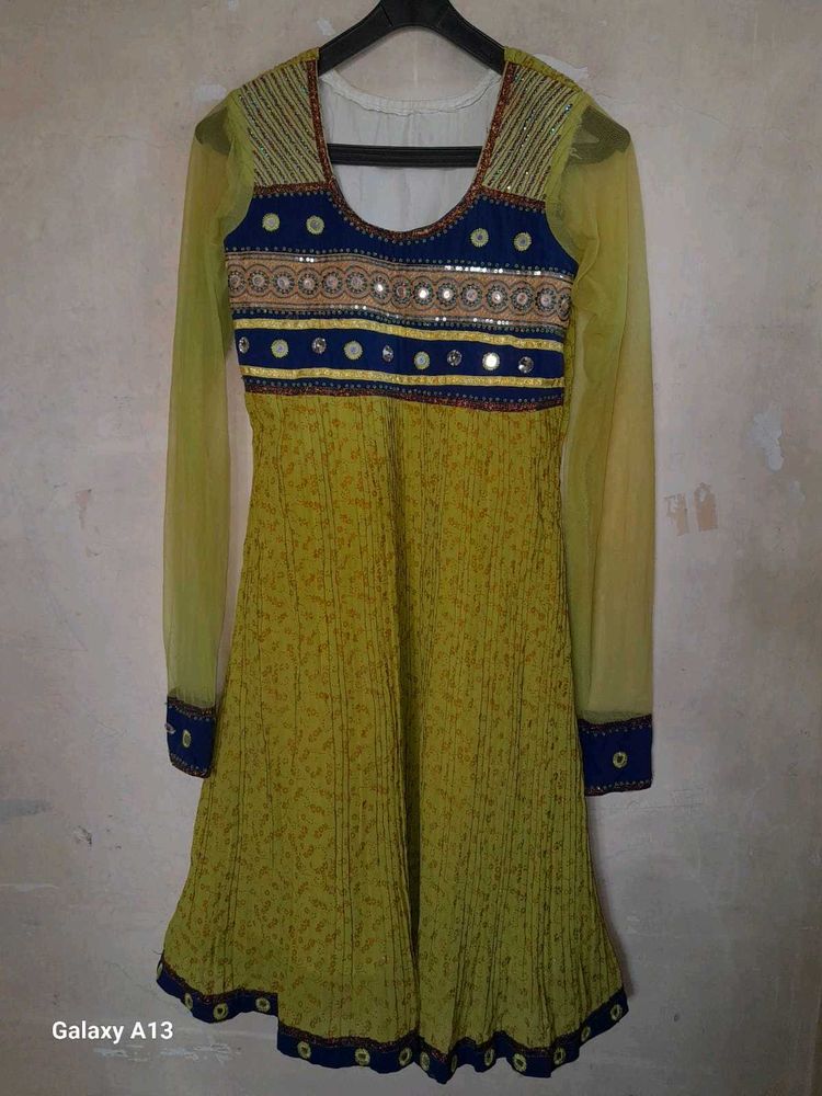 Elegant Embroidered Anarkali Dress