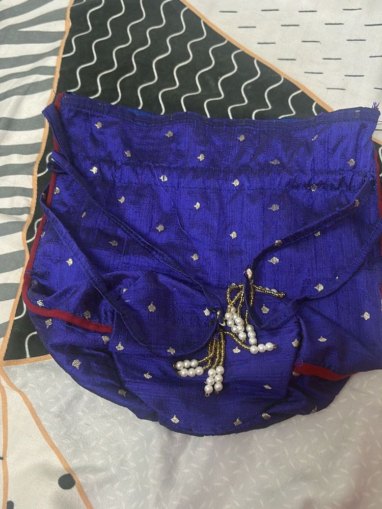 Navy Blue Batua