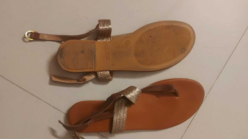 Brown Ethnic Flats