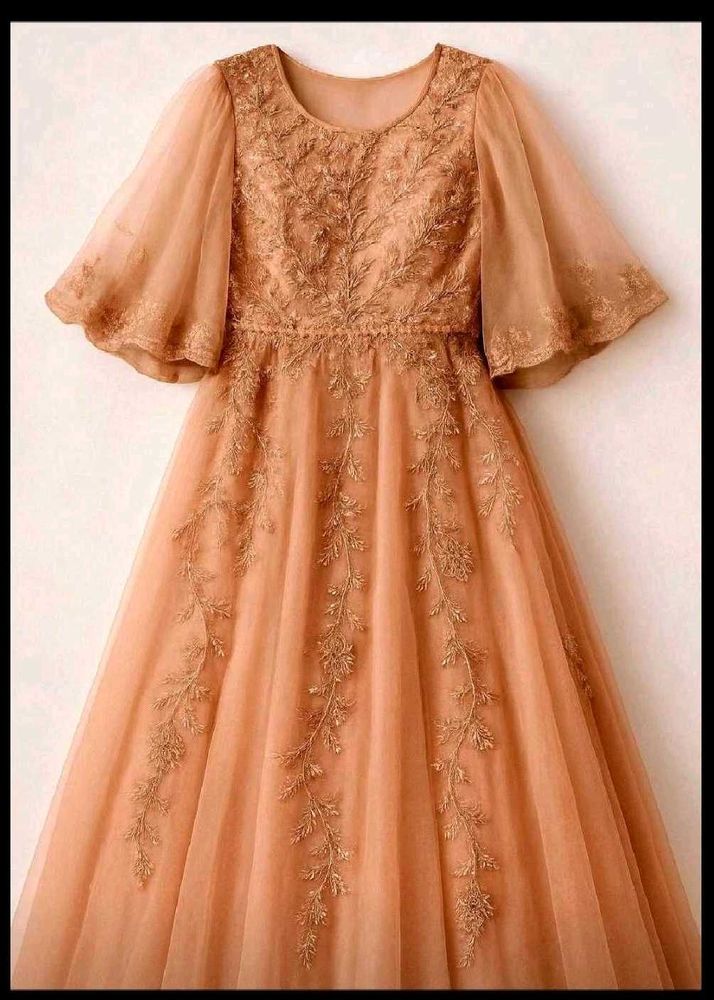 Elegant lehenga skirt and crop top  Embroidered Pe