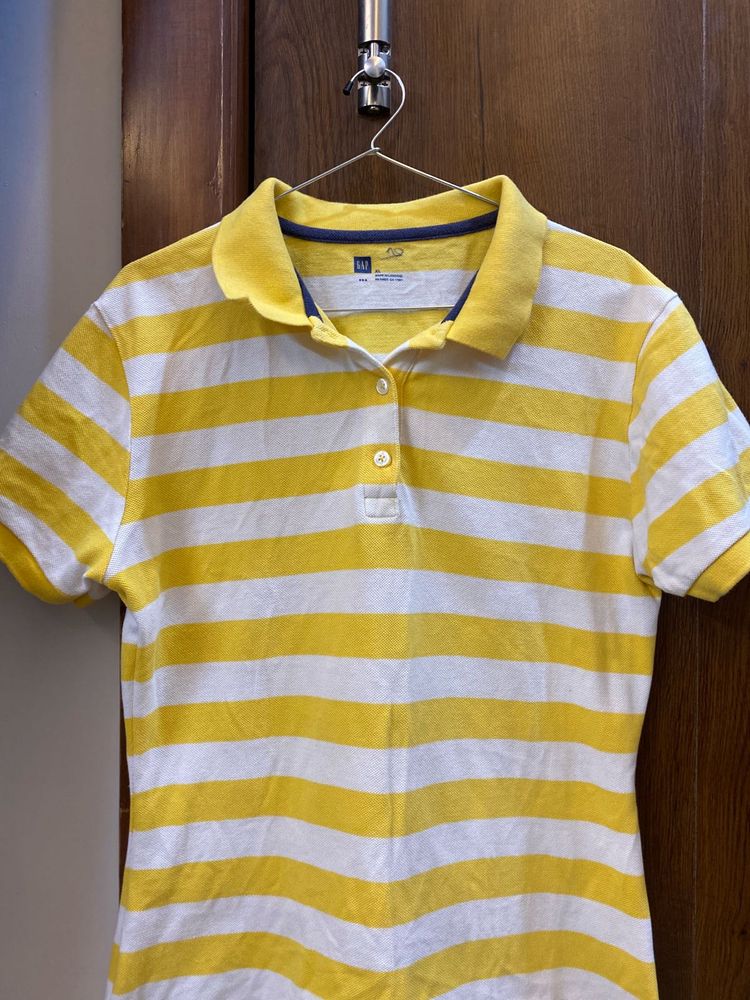 Gap Striped Collared T-shirt