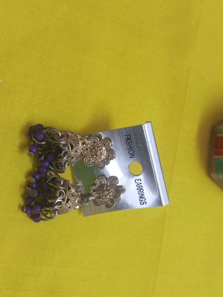 Dangle Jhumka Earrings