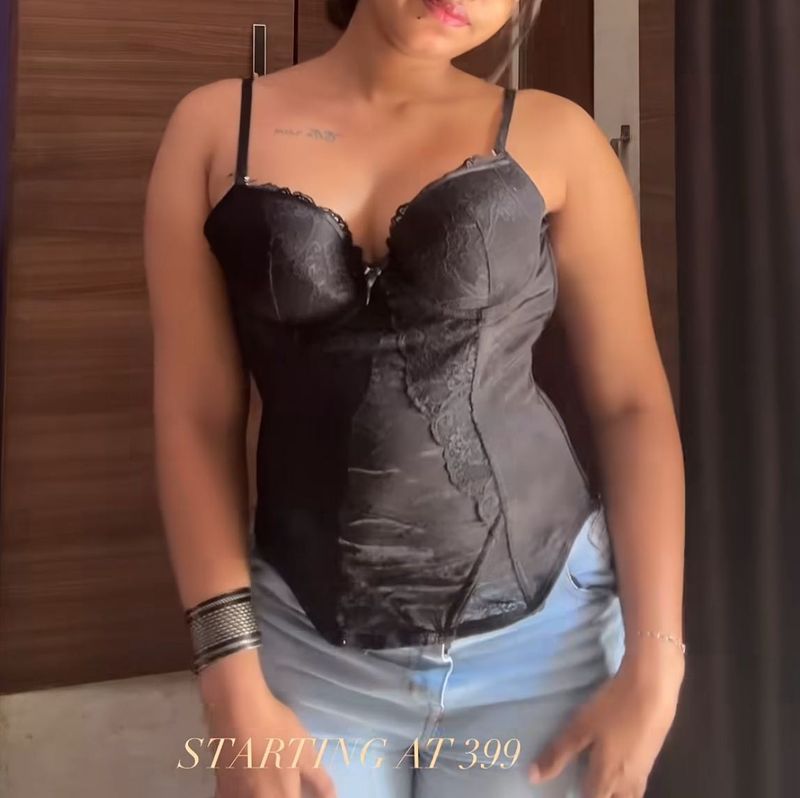 BLACK CORSET