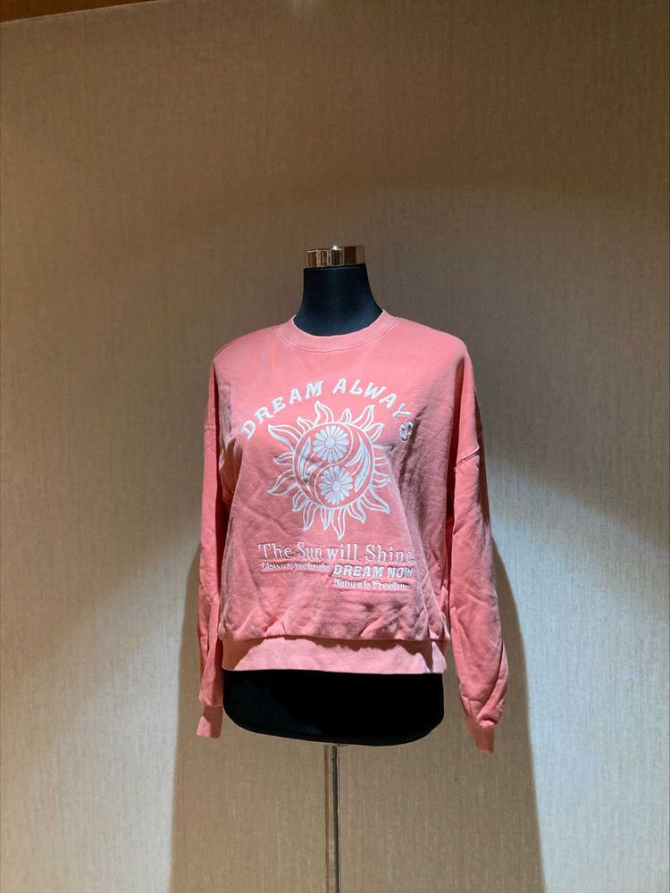 Cute Peach Sweatshirt