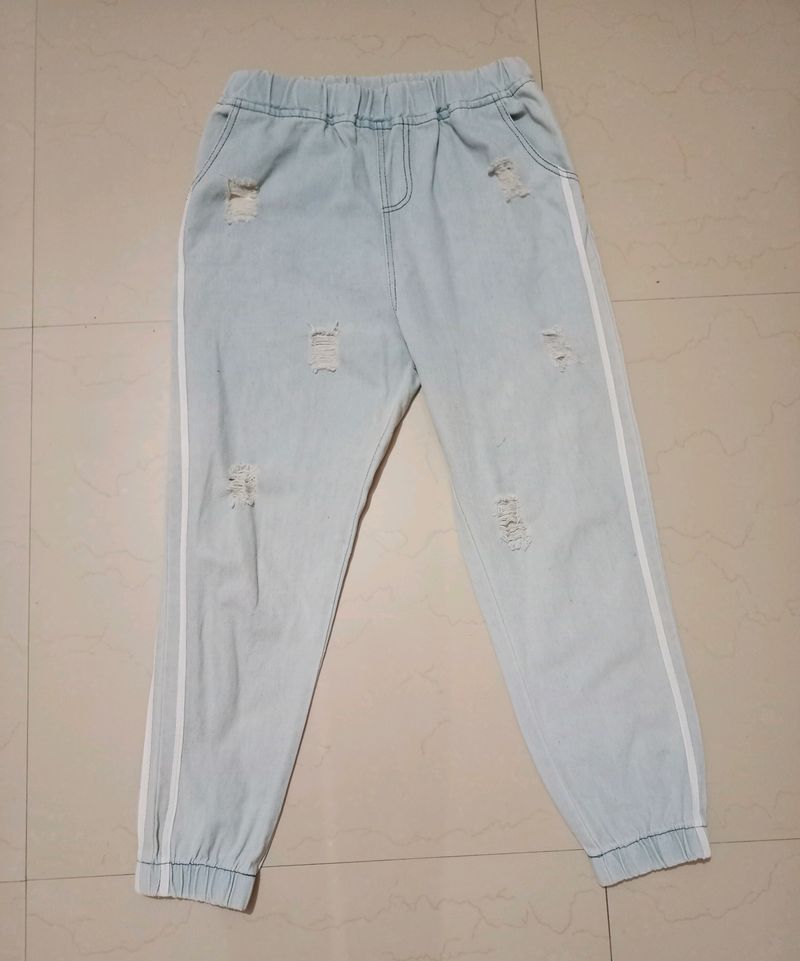 Sky Blue Tone Jeans
