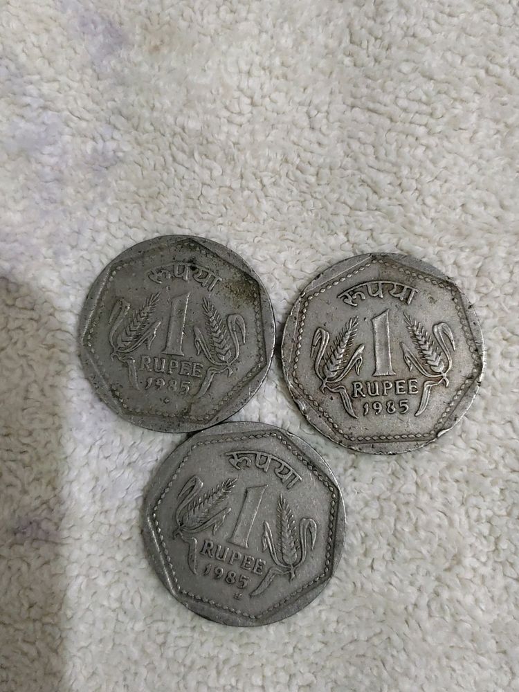 Old One Rupee Coins