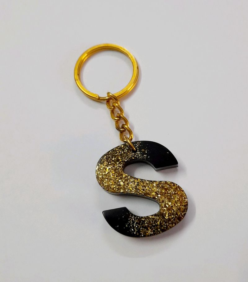 S Alphabet Key Chain