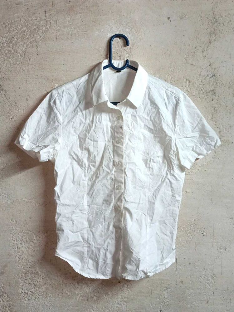 Women&#39;s Formal Shirt Top White