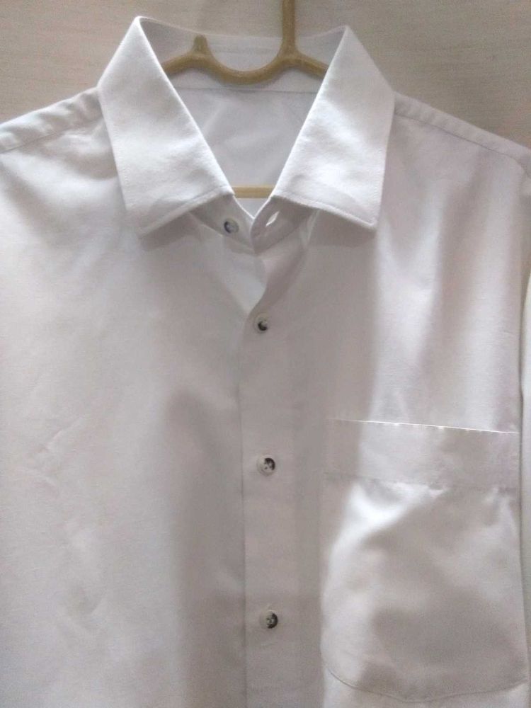 Men&#39;s White Long Sleeve Shirt