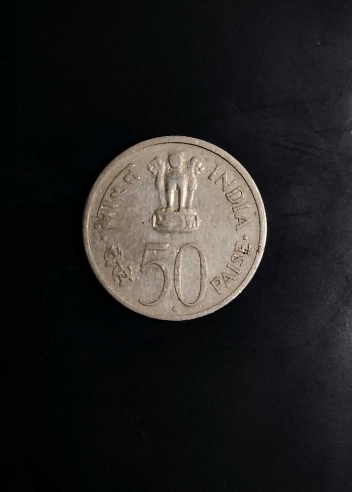 50 PAISE COIN Of India 1889-1964