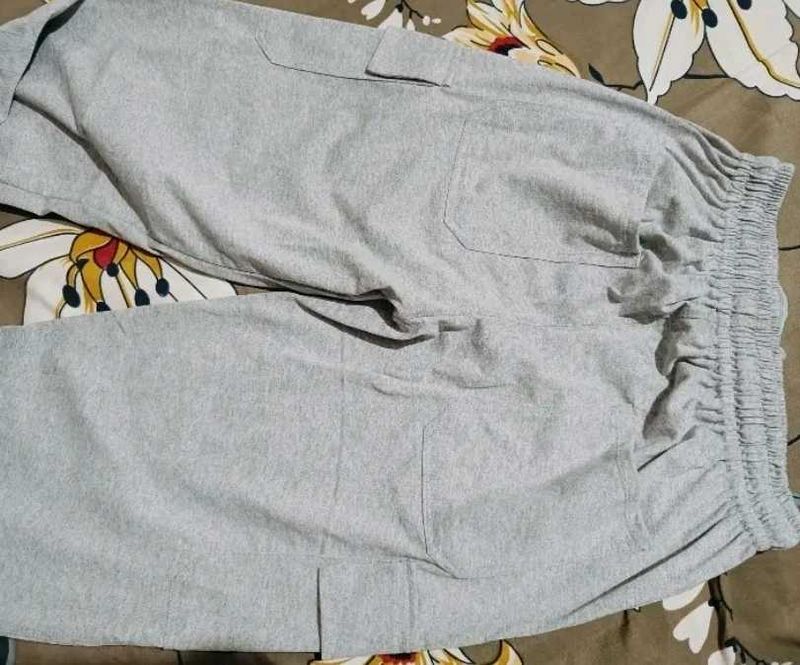 Gray Casual Jogger Sweatpants