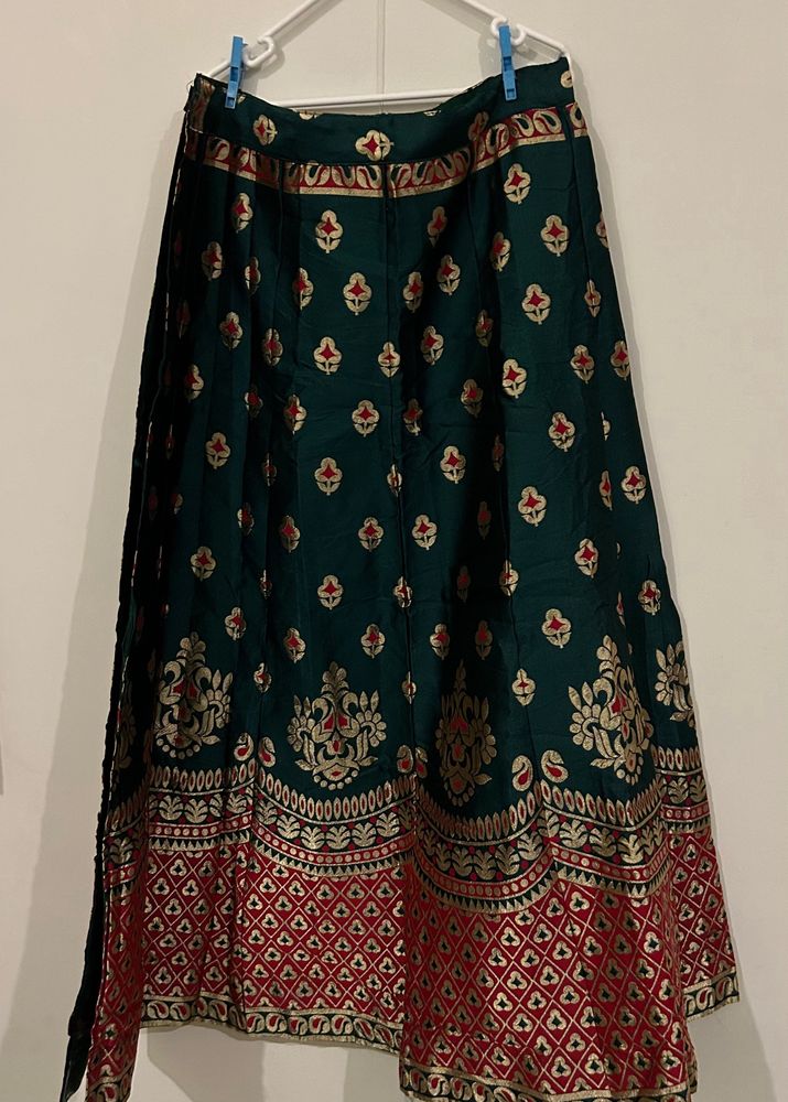 Banarasi Lehanga With Padded Blouse &amp; Heavy Duppat