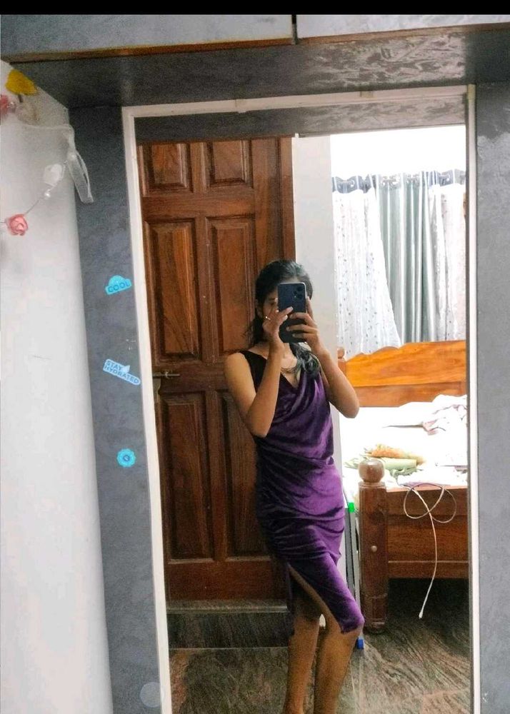 Purple Velvet Dress ✨💜