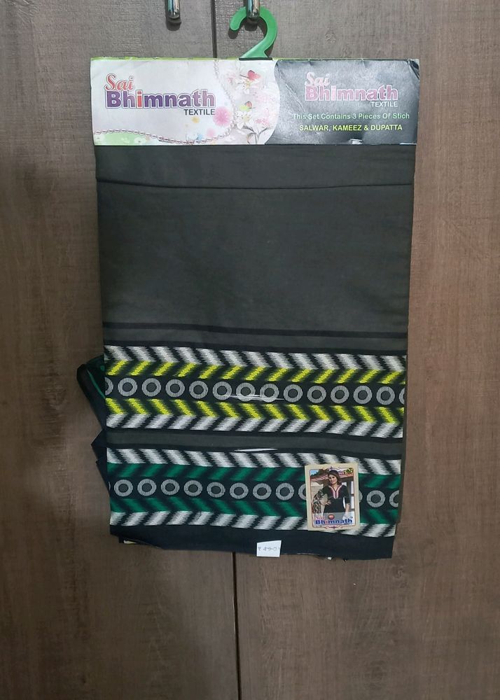 Cotton Unstiched Suit Set With Lehnga And Duppta