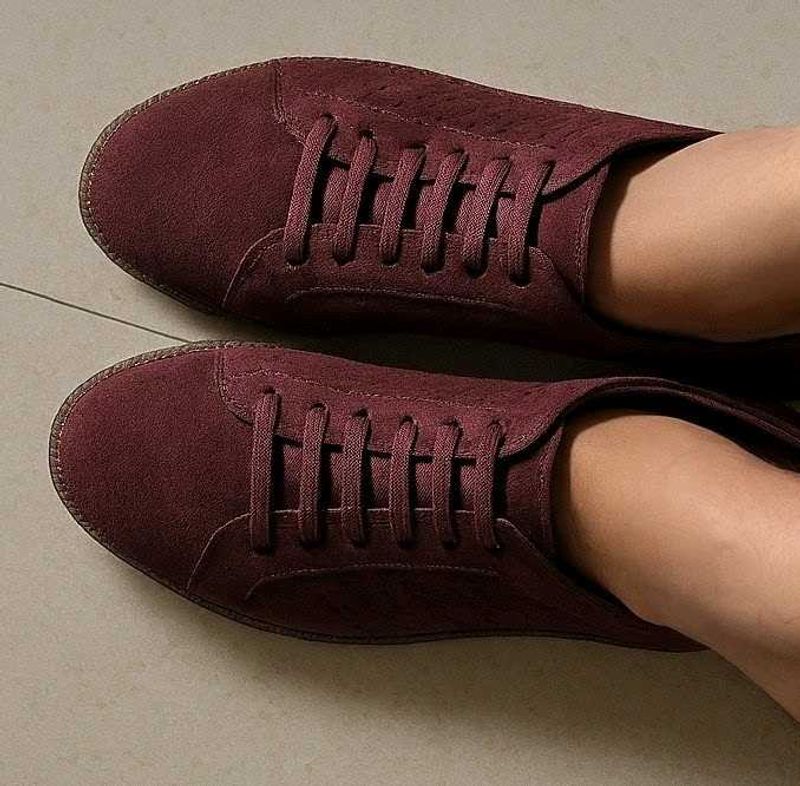 Burgundy Casual Shoes
