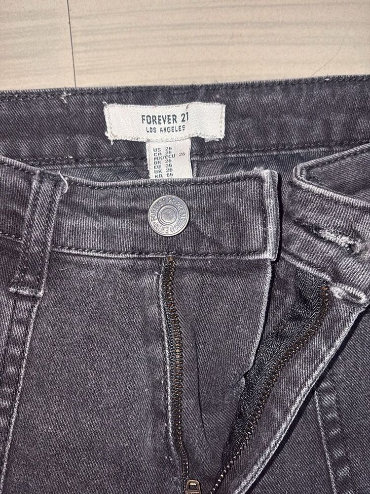 Forever 21 Black Cargo Pants