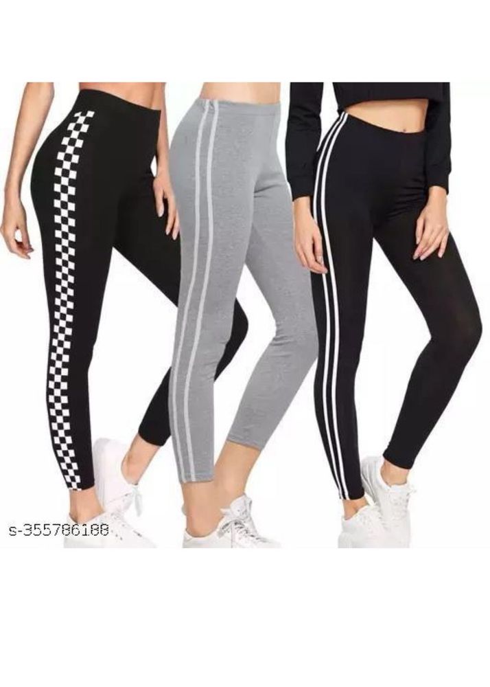 Striped &amp; Checkered Leggings Bundle