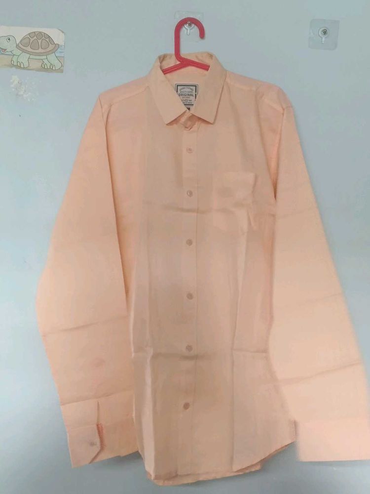 Peach Casual Shirt