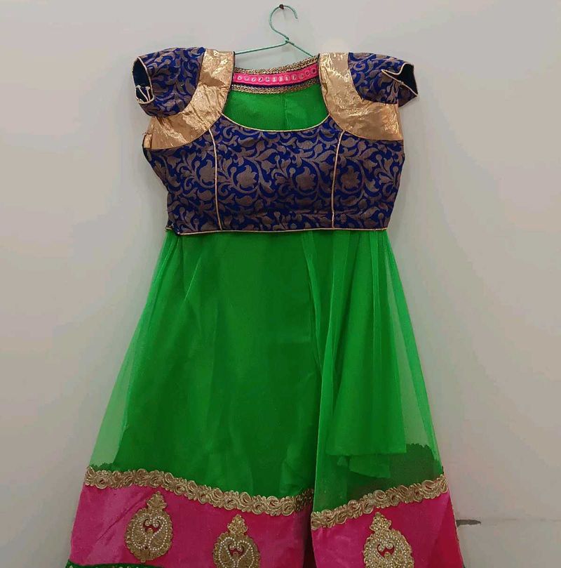 Green Lehenga Choli