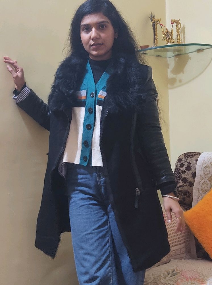 Leather Jacket Wollen