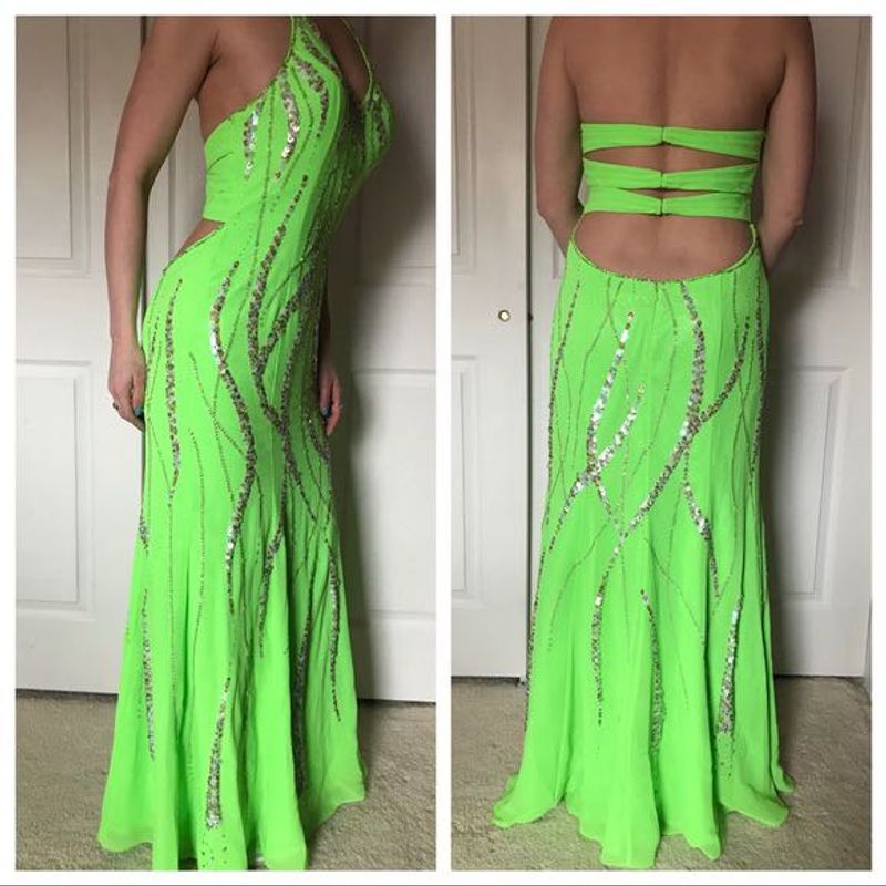 Neon Green Maxi Dress