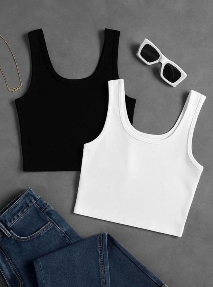 Chic Crop Top Set