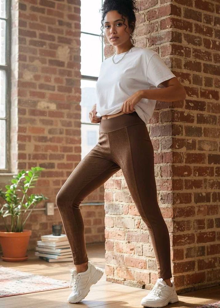 Brown Comfortable Leggings