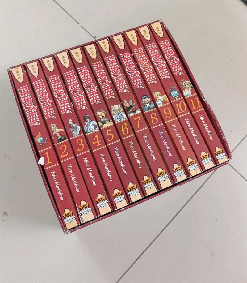 OG Original Fairy Tail Manga Set Volumes 1-11