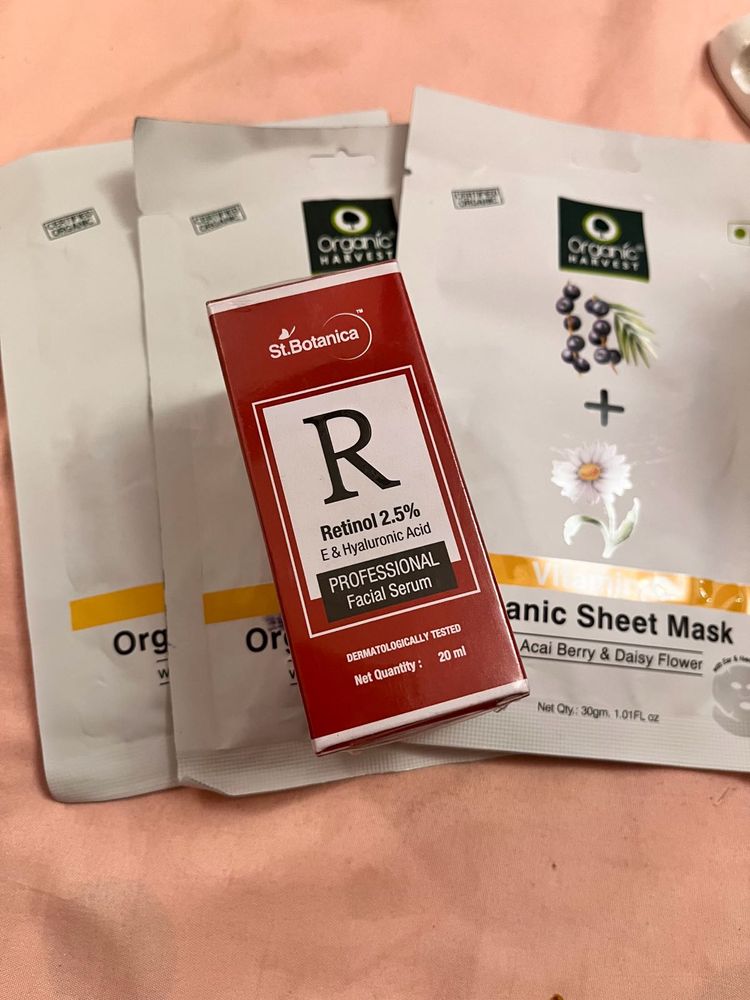 Serum And Sheet Mask Combo