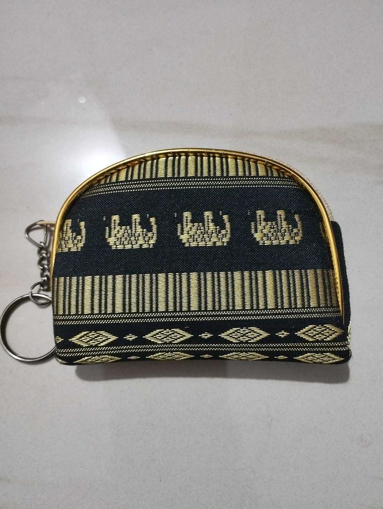 Elephant Print Pouchfrom Thailand with gift