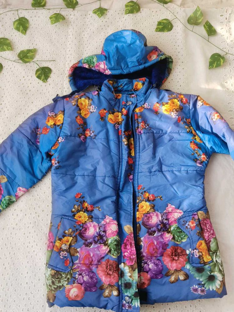 Floral Print Padded Jacket