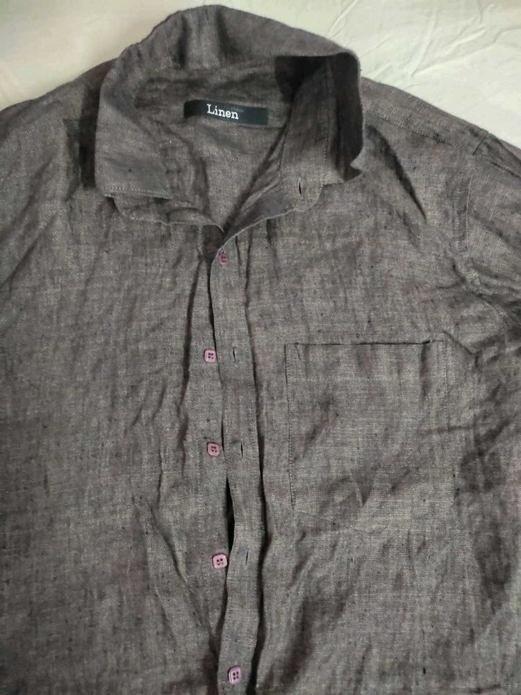 Linen Long Sleeve Shirt