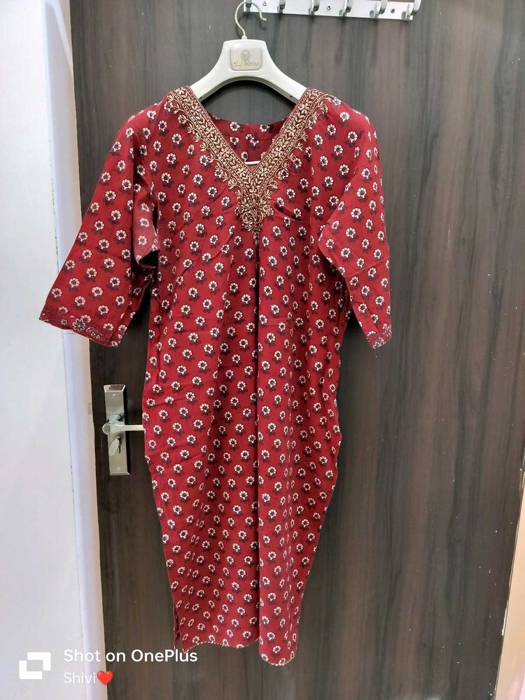 Printed Floral Kurta pant with dupatta