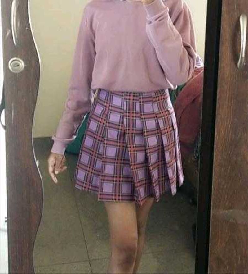 Plaid Mini Skirt