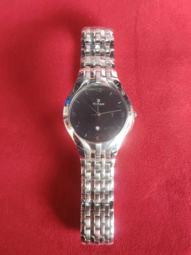 Titan Silver Watch