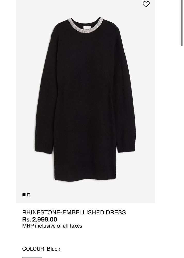 Black Mini Sweater Dress