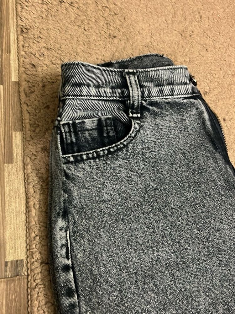 Acid Wash Denim Jeans