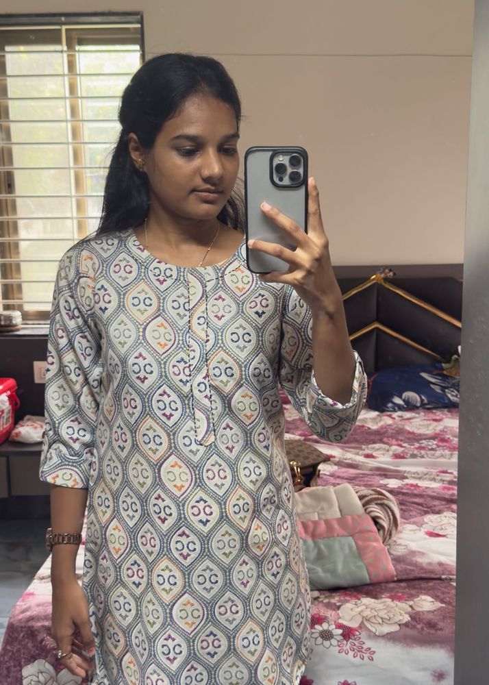 Elegant Printed Kurta