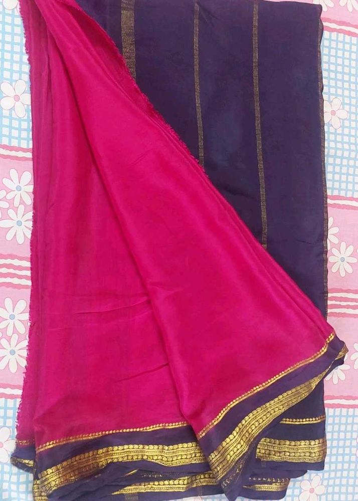 Pink &amp; Purple Saree