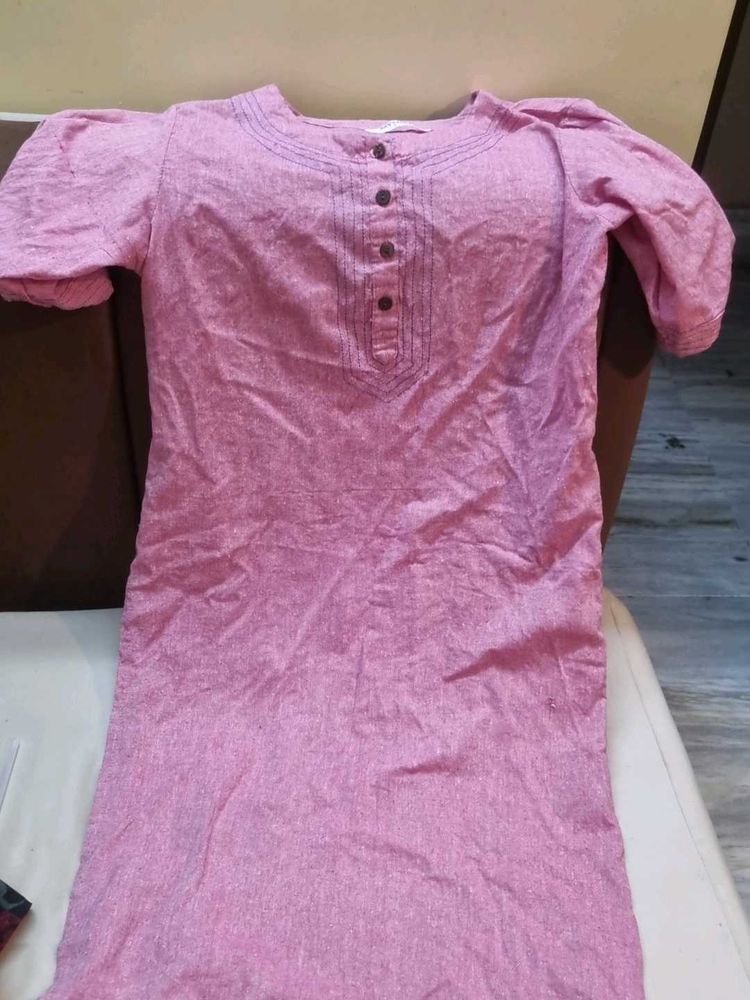Pink Kurta