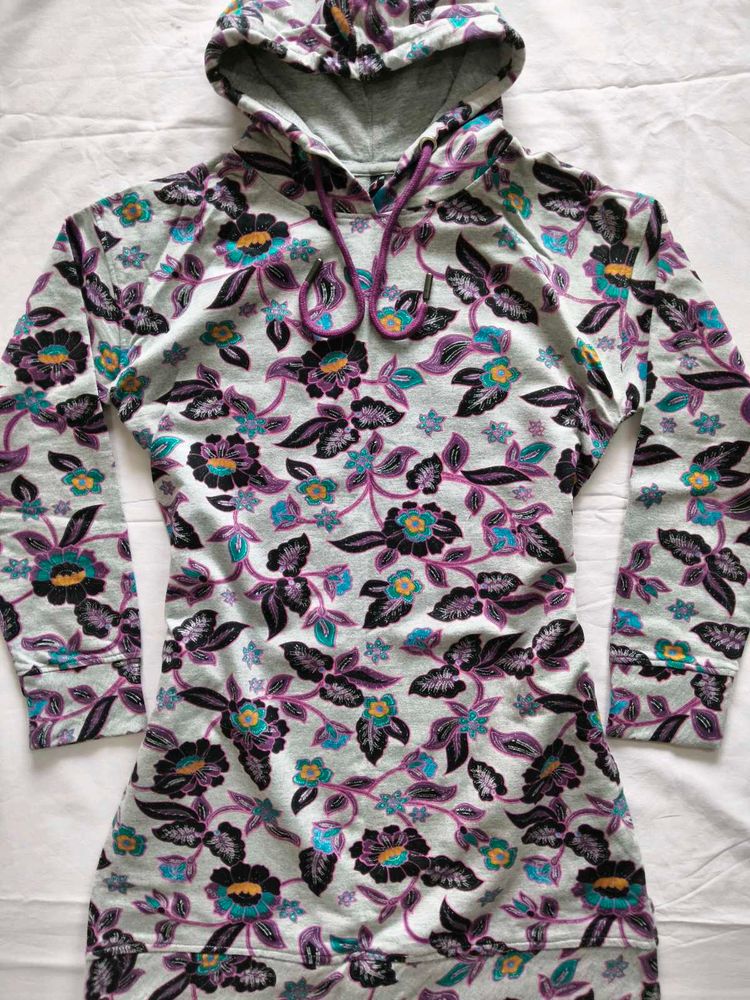 Paisley print hoodie