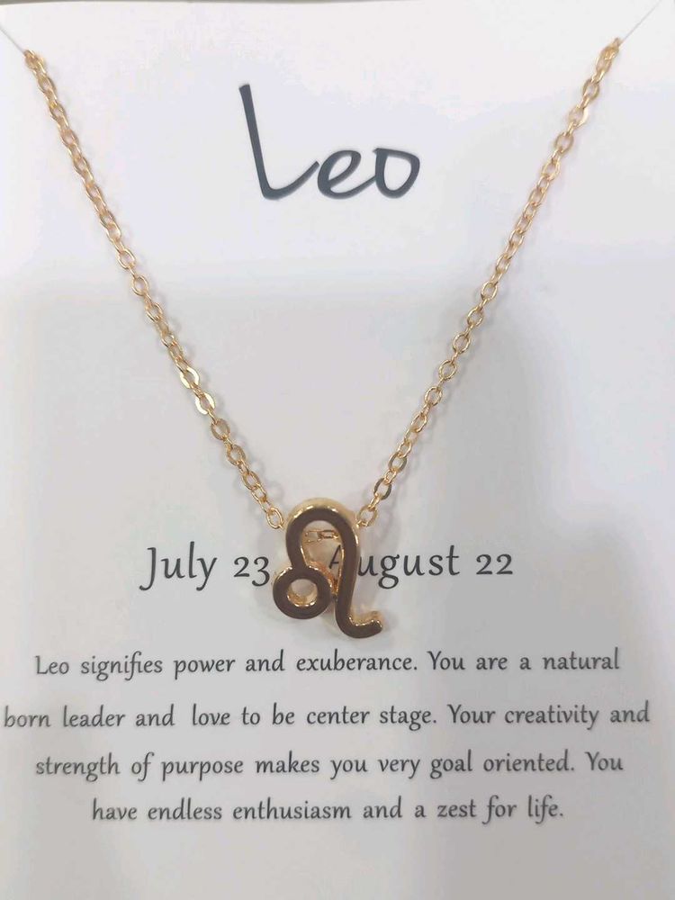 Leo Zodiac Necklace