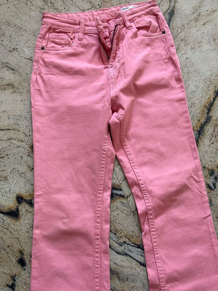 Studio High Rise Pink Jeans