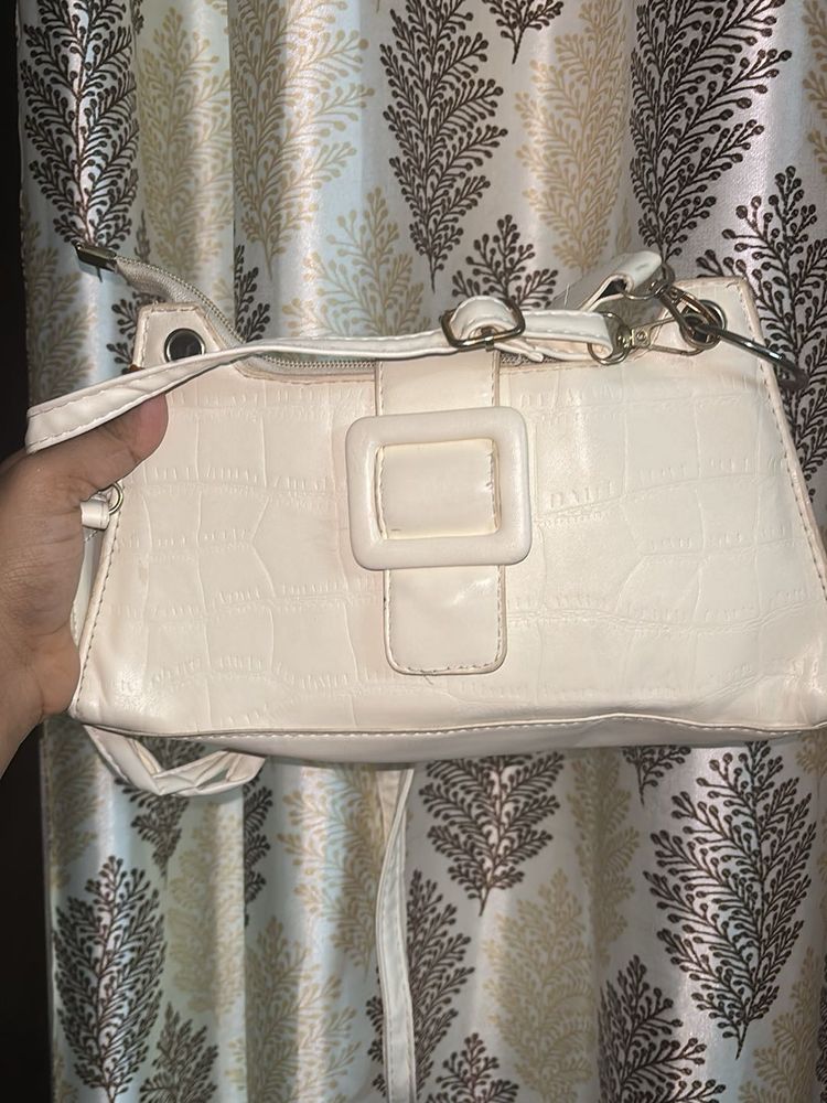 Chic White Handbag