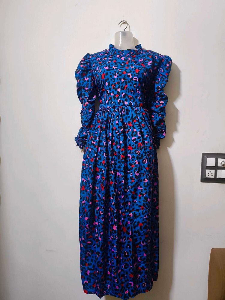 Stylish Animal Print Maxi Dress